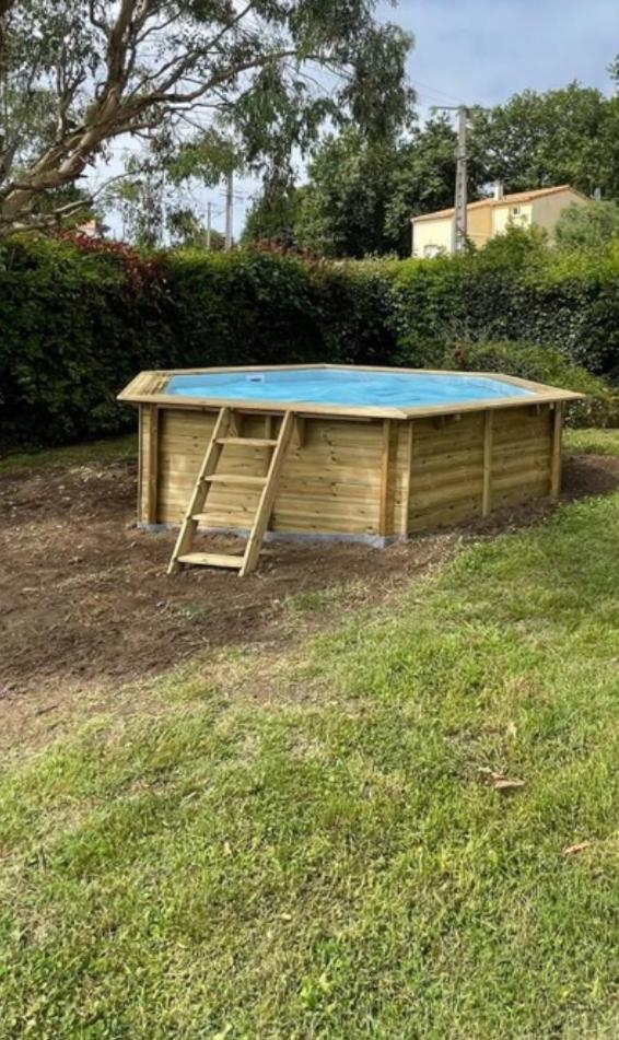 Charmante Villa Pour 10 Personnes Saint-Augustin  Exteriör bild